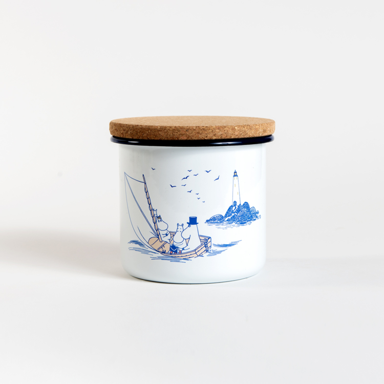 צנצנת מומין מכסה שעם