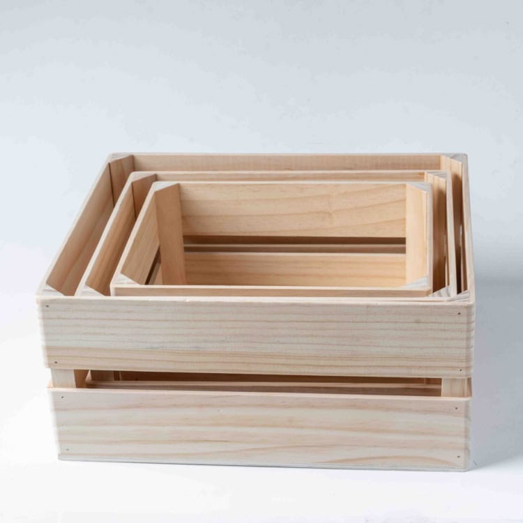 ארגז עץ סיני L