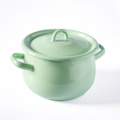 סיר אמייל עגול הריון | מנטה